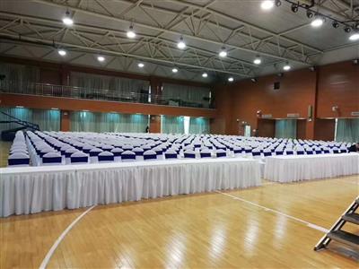 北京會議桌租賃大圓桌租賃10人位圓桌 轉盤桌布租賃